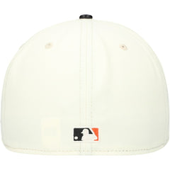 San Francisco Giants New Era Game Night Leather Visor 59FIFTY Fitted Hat - Cream Hats