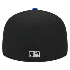 Chicago Cubs New Era Metallic Camo 59FIFTY Fitted Hat - Black Hats