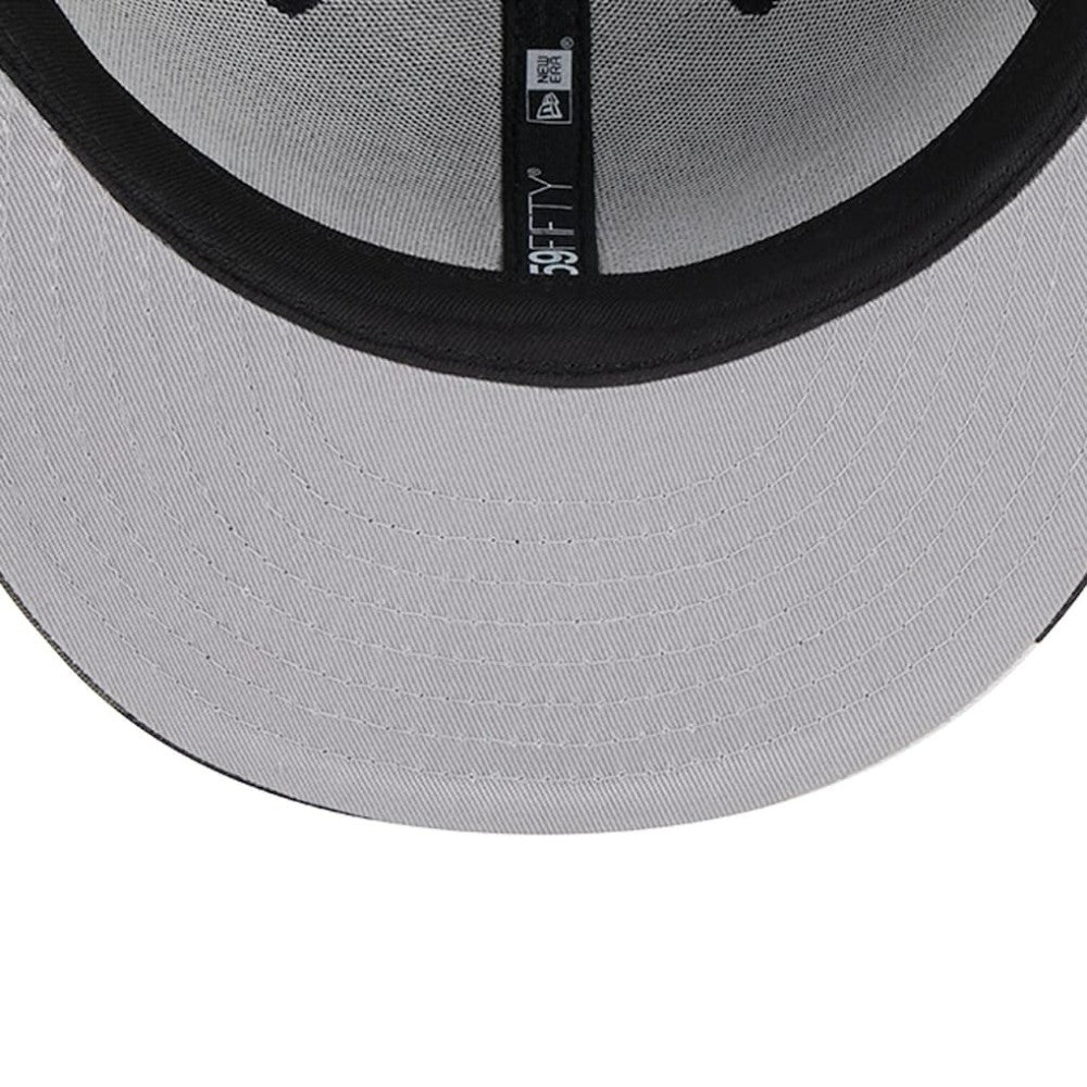 Chicago Cubs New Era Metallic Camo 59FIFTY Fitted Hat - Black Hats