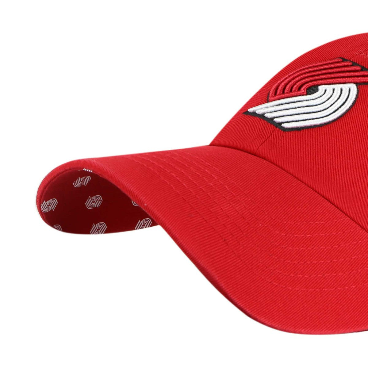 Portland Trail Blazers '47 Women's Confetti Undervisor Clean Up Adjustable Hat Red - 47 brand