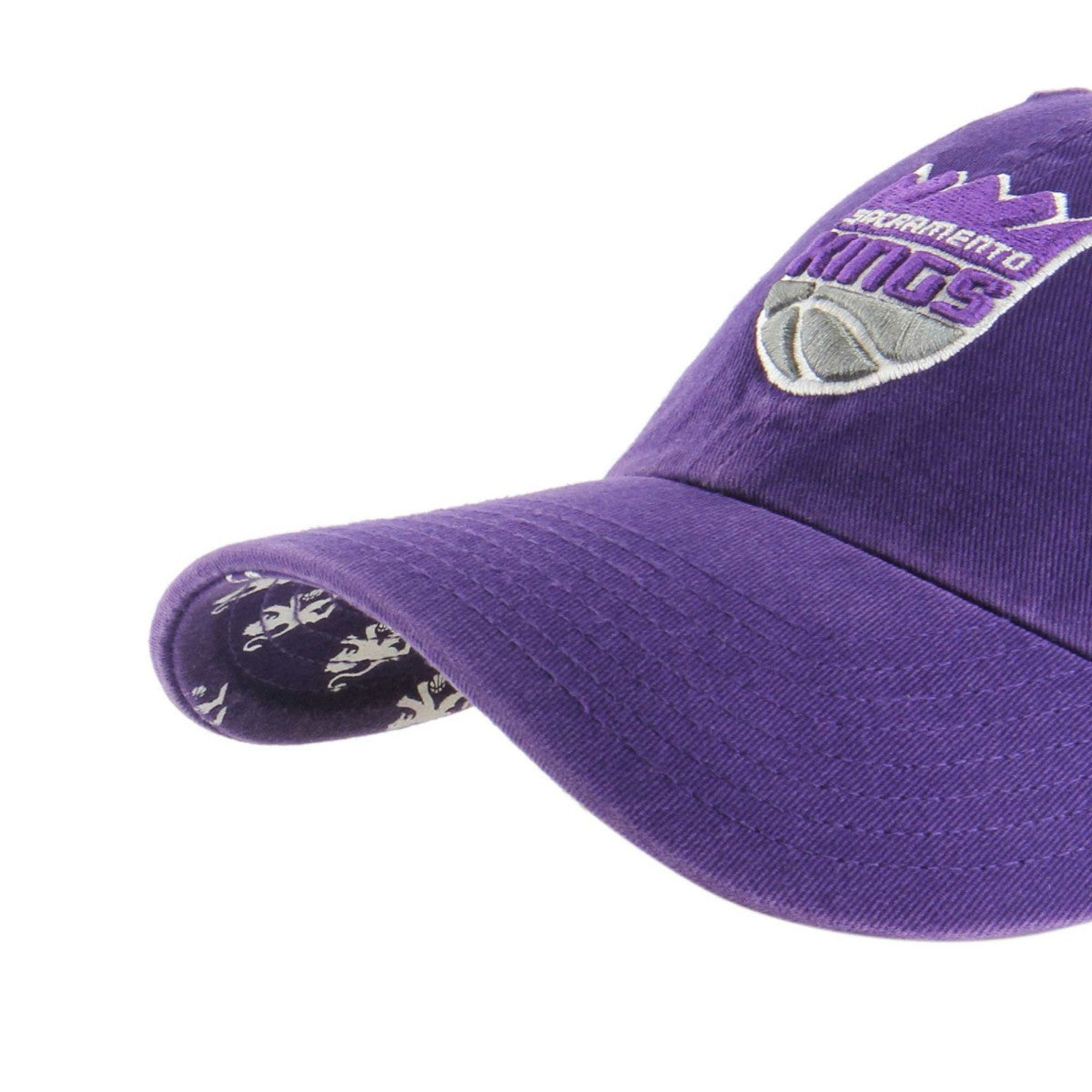Sacramento Kings '47 Women's Confetti Undervisor Clean Up Adjustable Hat Purple - 47 brand