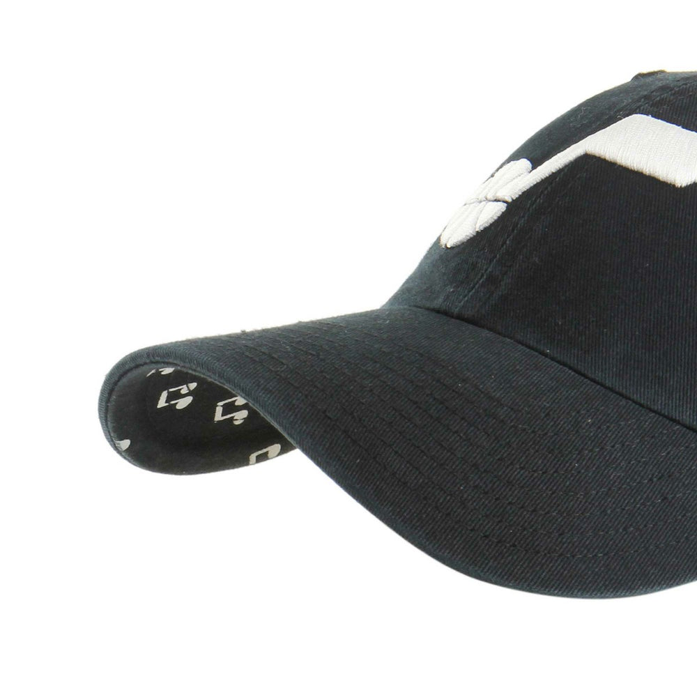 Utah Jazz '47 Women's Confetti Undervisor Clean Up Adjustable Hat Black - 47 brand