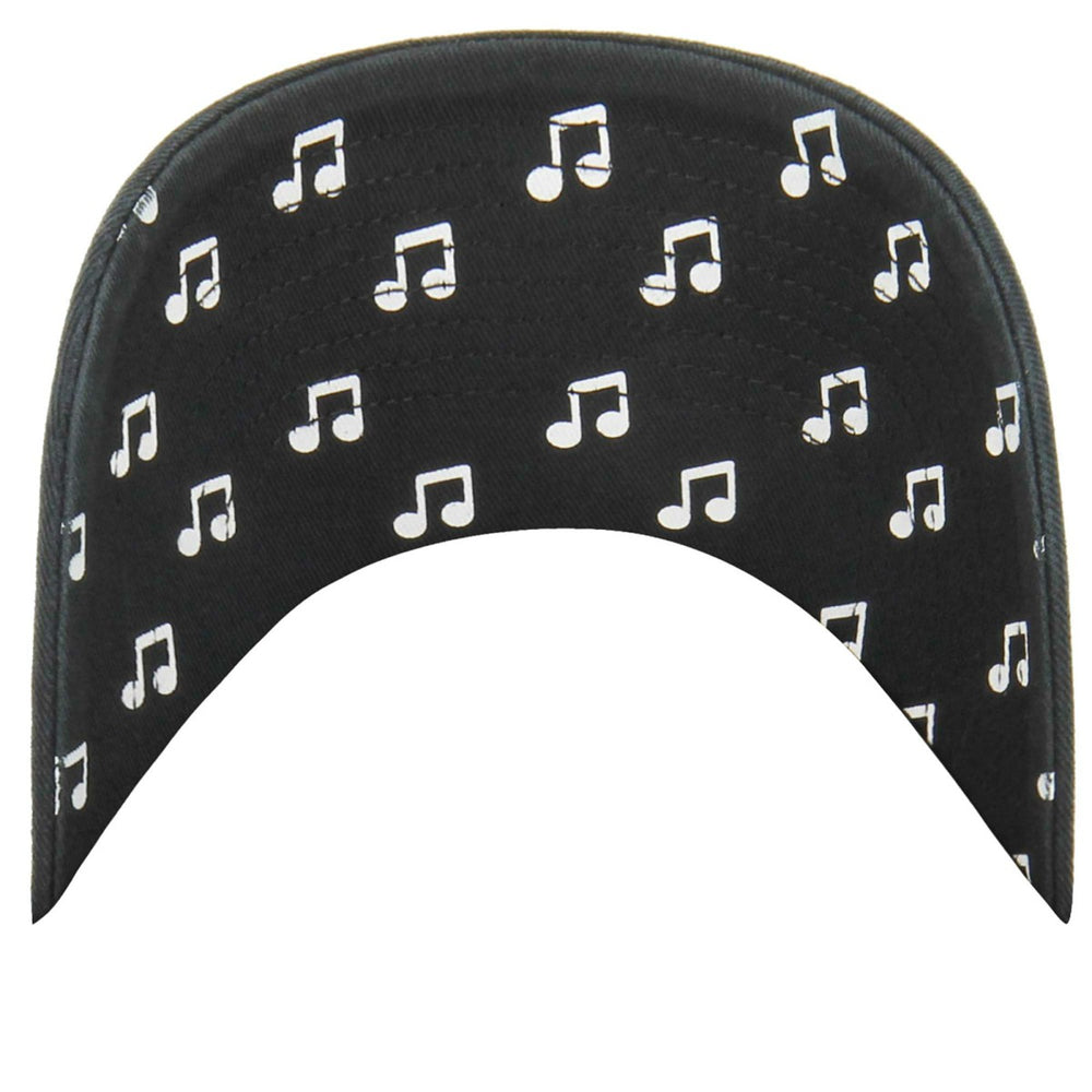 Utah Jazz '47 Women's Confetti Undervisor Clean Up Adjustable Hat Black - 47 brand