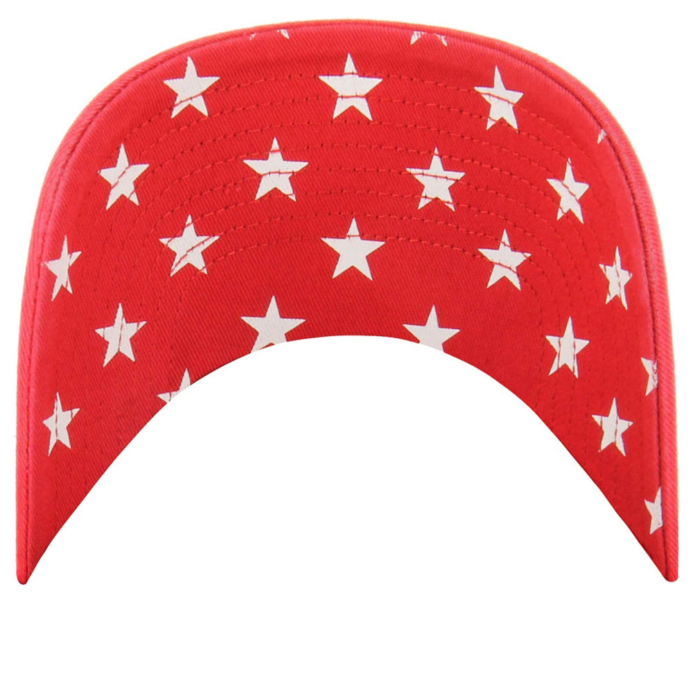 Washington Wizards '47 Women's Confetti Undervisor Clean Up Adjustable Hat Red - 47 brand