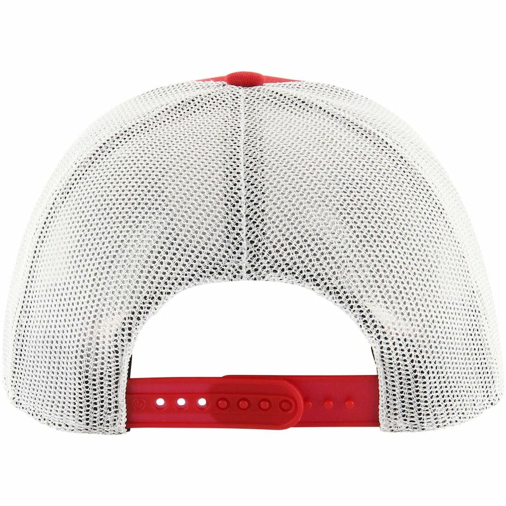 Chicago Bulls '47 Semi Patch Trucker Adjustable Hat Red - 47 brand