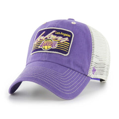 Los Angeles Lakers '47 Five Point Patch Clean Up Adjustable Hat Purple - 47 brand
