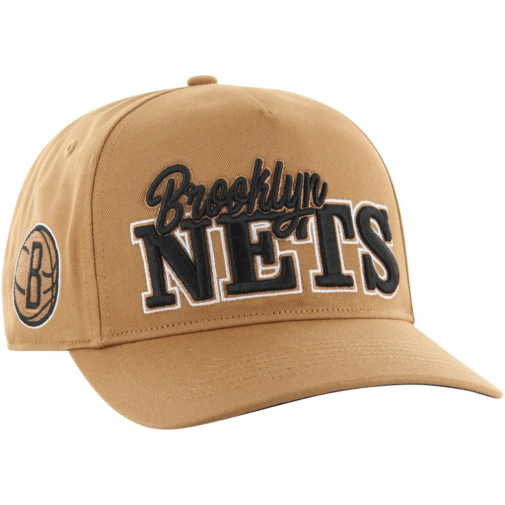 Brooklyn Nets '47 Barnes Hitch Adjustable Hat Tan - 47 brand