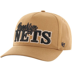 Brooklyn Nets '47 Barnes Hitch Adjustable Hat Tan - 47 brand