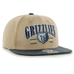 Memphis Grizzlies '47 Chilmark Captain Snapback Khaki/Navy - 47 brand