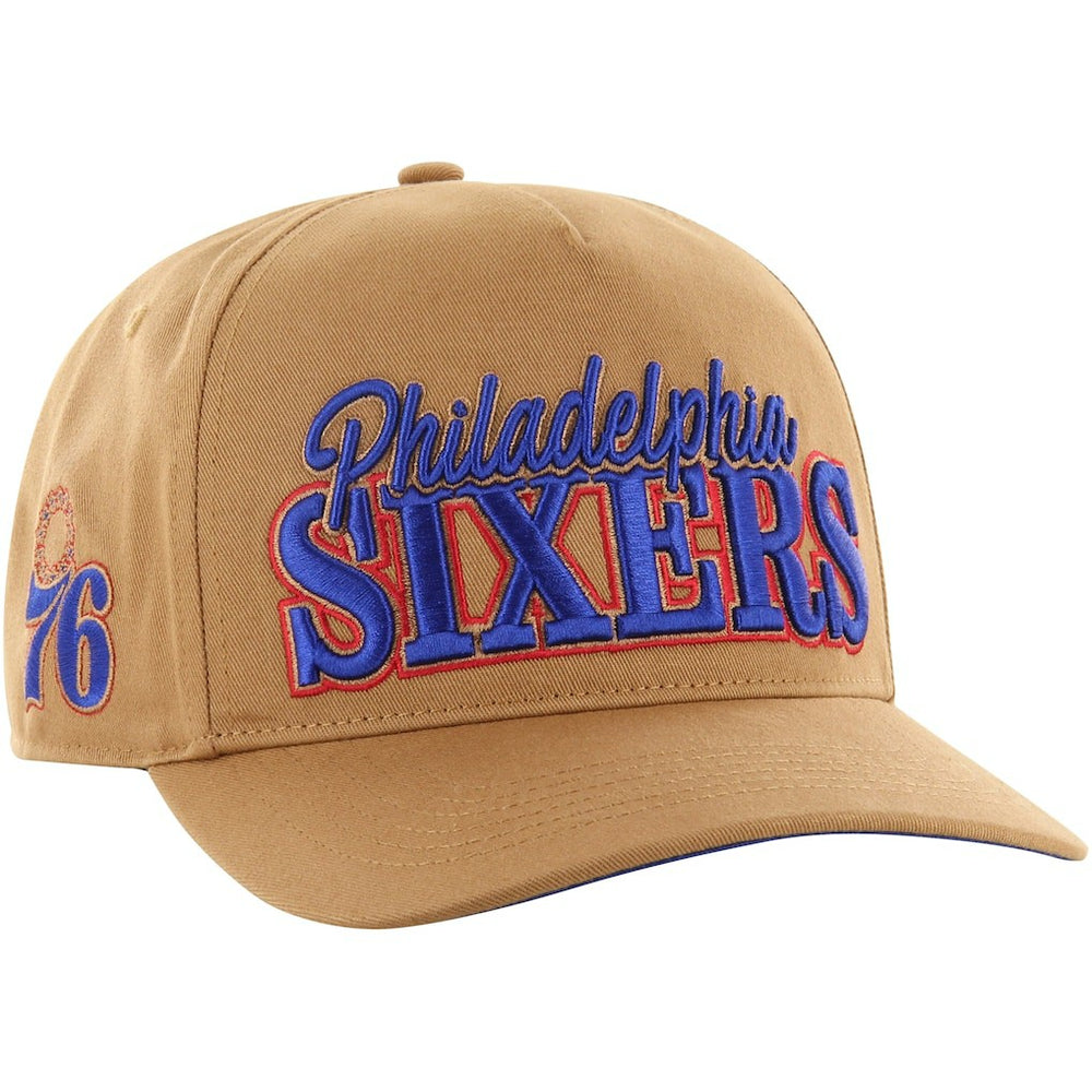 Philadelphia 76ers '47 Barnes Hitch Adjustable Hat Tan - 47 brand