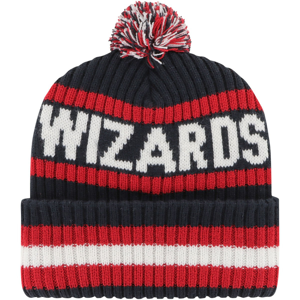 Washington Wizards '47 Bering Cuffed Knit Hat with Pom Navy - 47 brand
