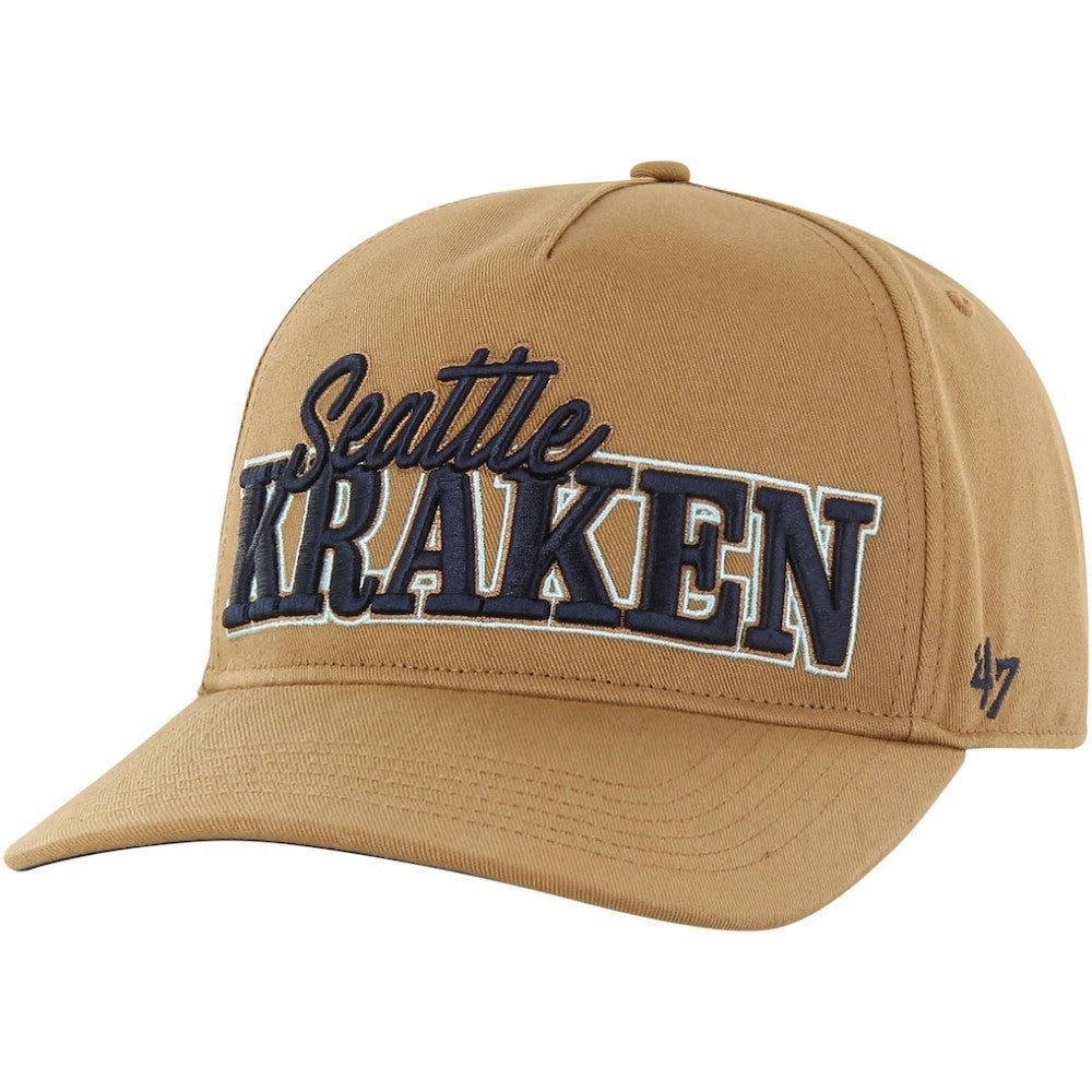 Seattle Kraken '47 Barnes Hitch Adjustable Hat - Tan | US 200567926