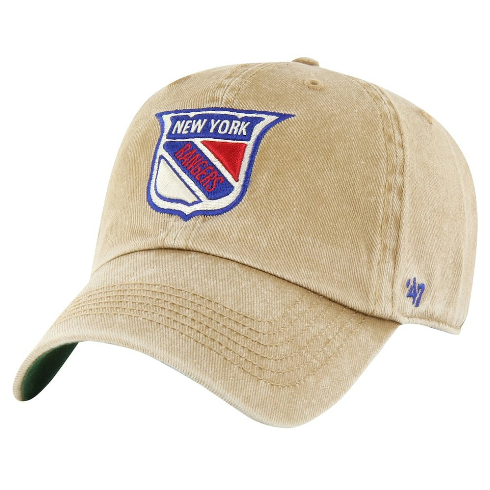 New York Rangers '47 Earldor Clean Up Adjustable Hat - Khaki | US 200567969