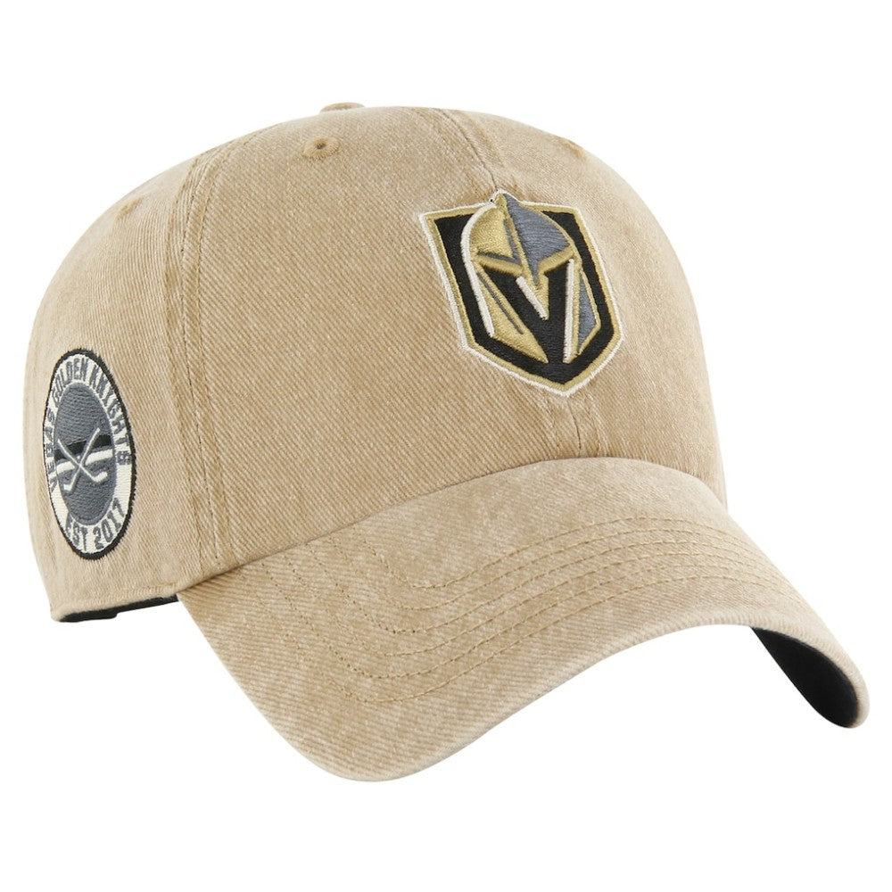 Vegas Golden Knights '47 Earldor Clean Up Adjustable Hat - Khaki | US 200567988