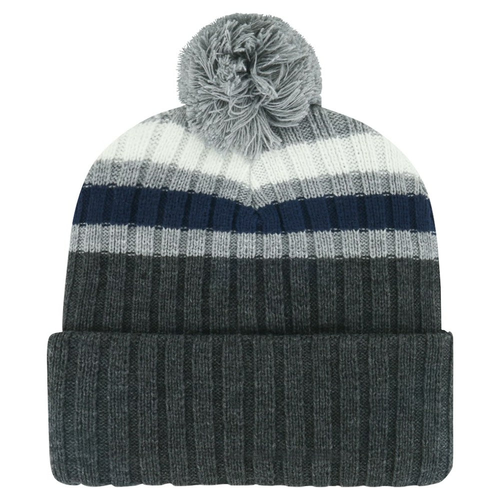 Toronto Maple Leafs '47 Stack Patch Cuffed Knit Hat with Pom - Gray | US 200568095