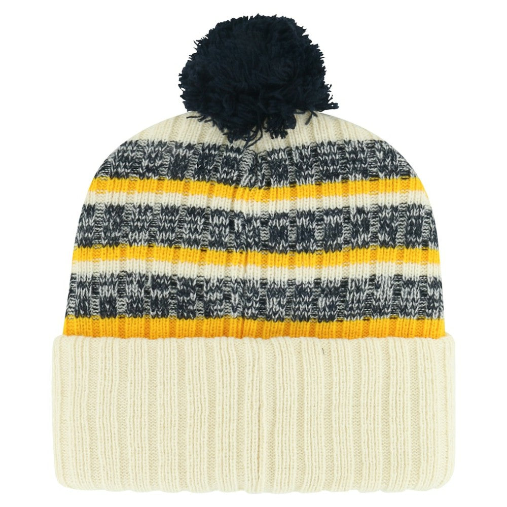 Nashville Predators '47 Tavern Cuffed Knit Hat with Pom - Cream | US 200568105