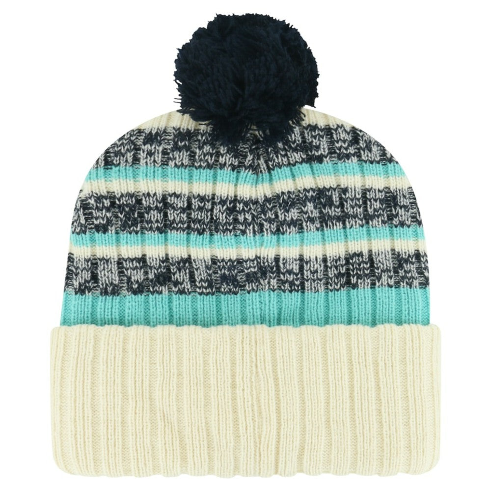 Seattle Kraken '47 Tavern Cuffed Knit Hat with Pom - Cream | US 200568112