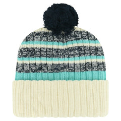 Seattle Kraken '47 Tavern Cuffed Knit Hat with Pom - Cream | US 200568112