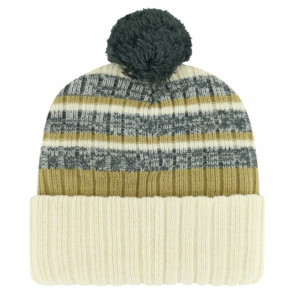 Vegas Golden Knights '47 Tavern Cuffed Knit Hat with Pom - Cream | US 200568115