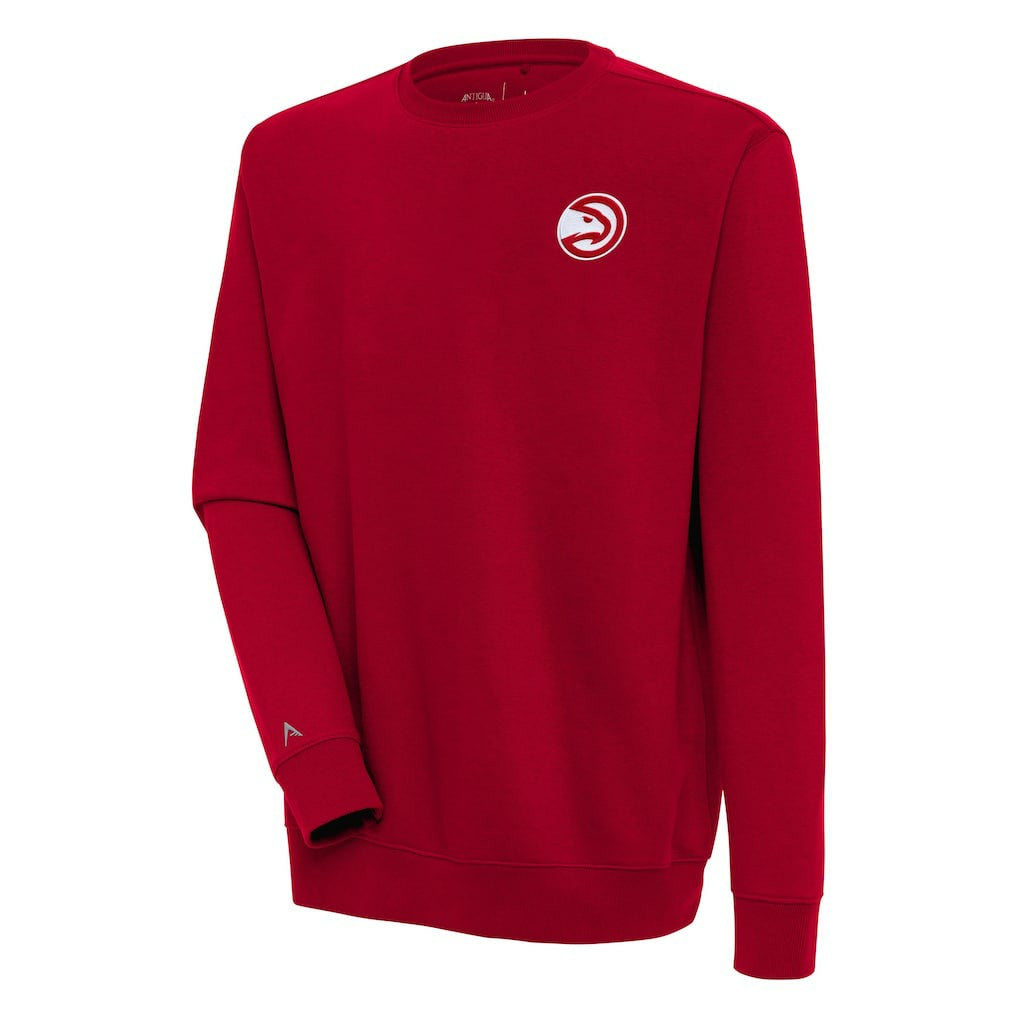 Atlanta Hawks Antigua Victory Pullover Sweatshirt Red