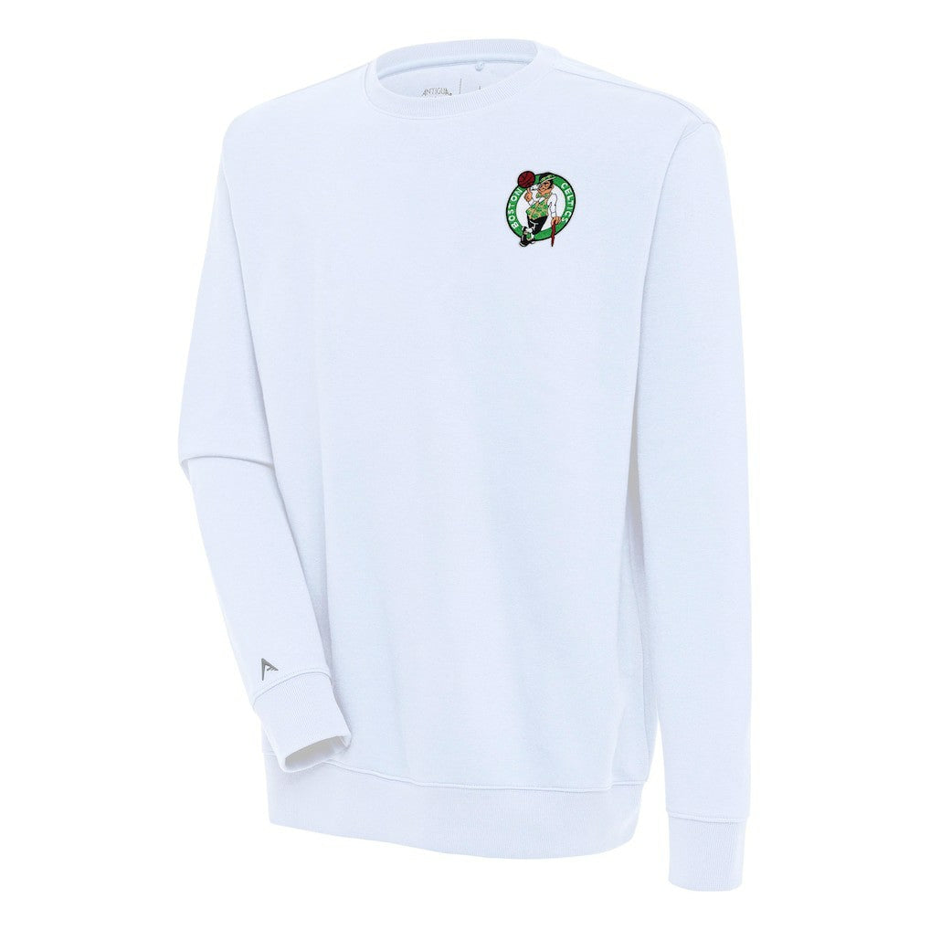 Boston Celtics Antigua Victory Pullover Sweatshirt White