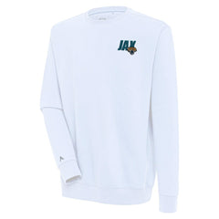 Jacksonville Jaguars Antigua Victory Pullover Sweatshirt - White Pullover