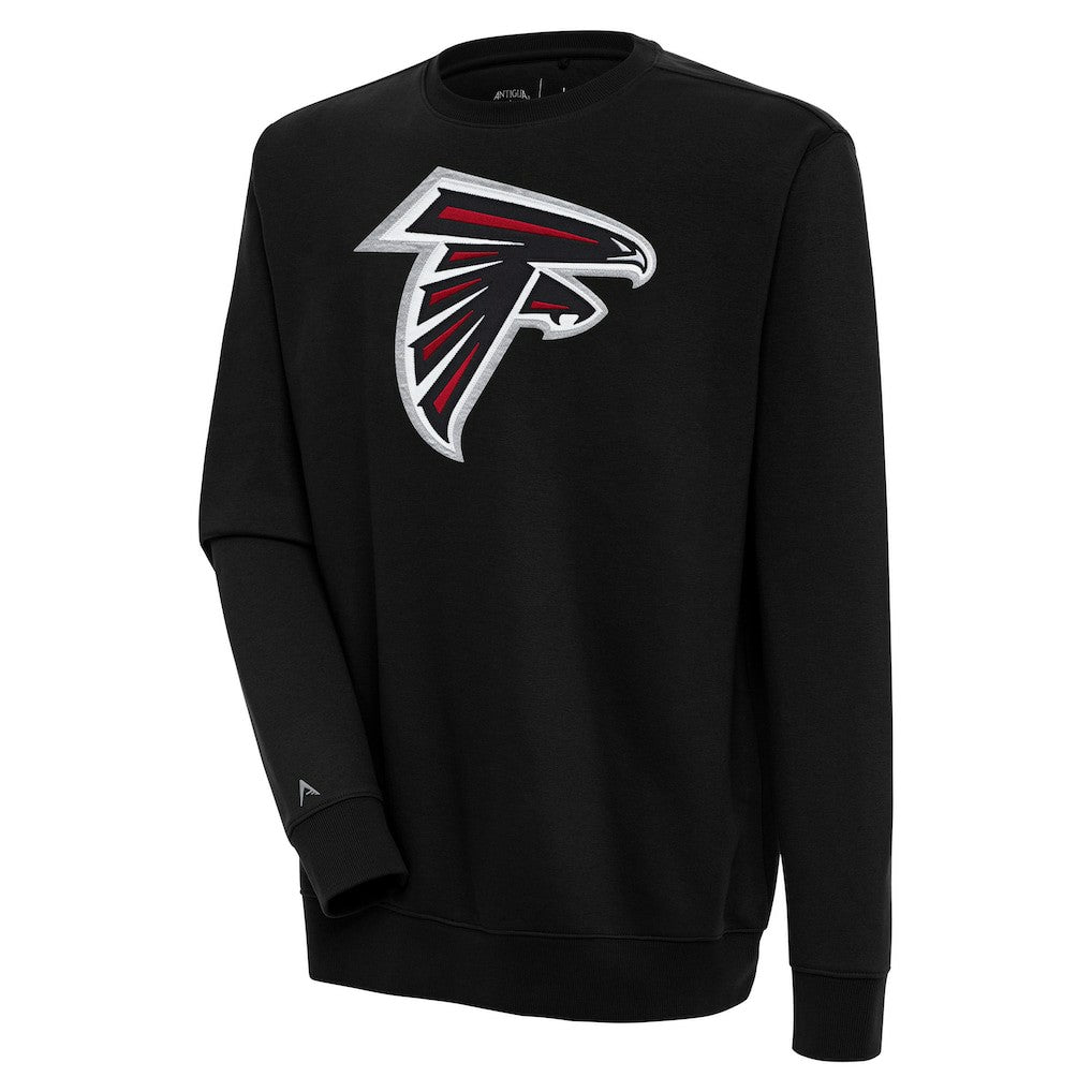 Atlanta Falcons Antigua Victory Pullover Sweatshirt - Black Pullover