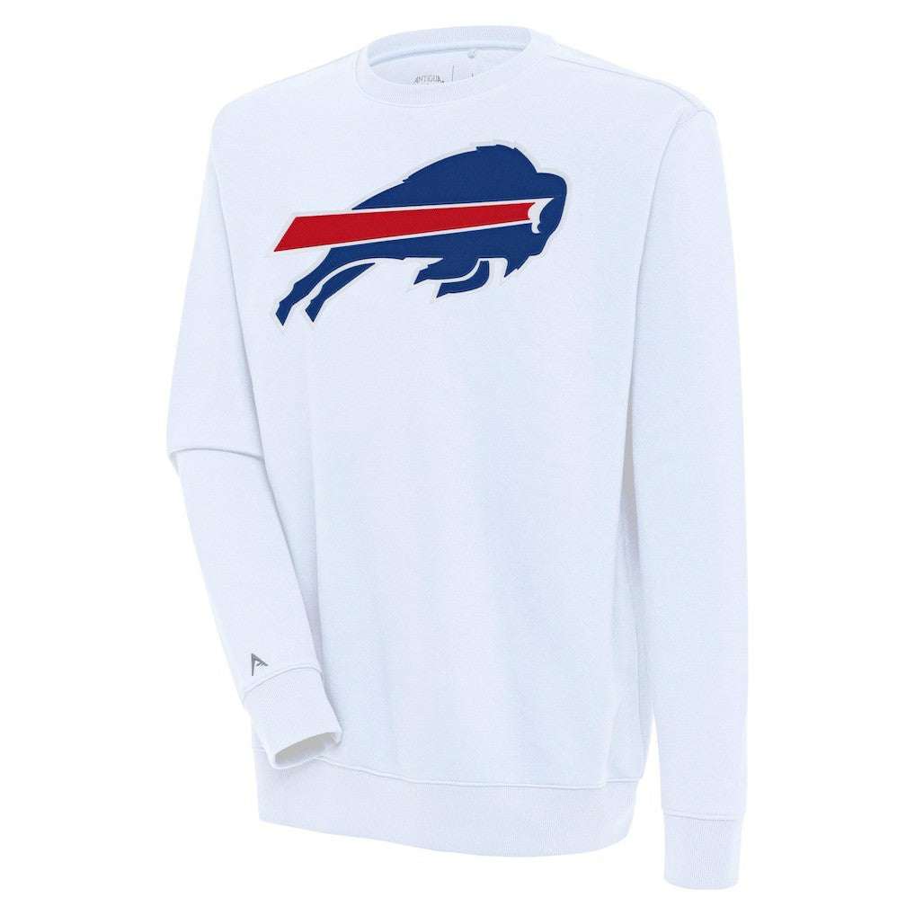 Buffalo Bills Antigua Victory Pullover Sweatshirt - White Pullover