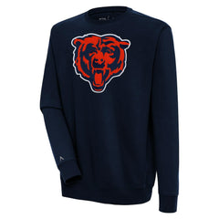 Chicago Bears Antigua Victory Pullover Sweatshirt - Navy Pullover
