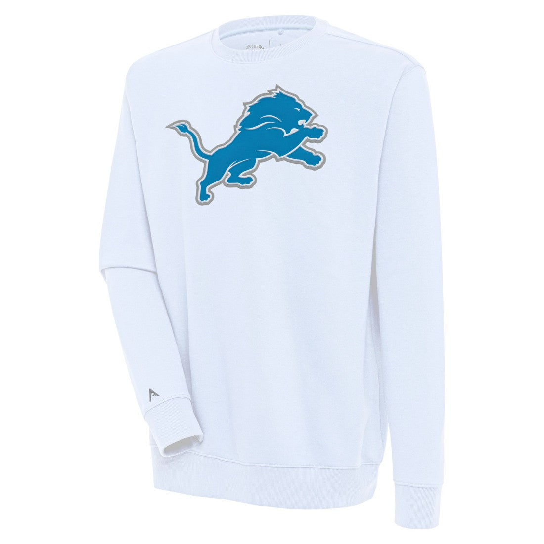 Detroit Lions Antigua Victory Pullover Sweatshirt - White Pullover