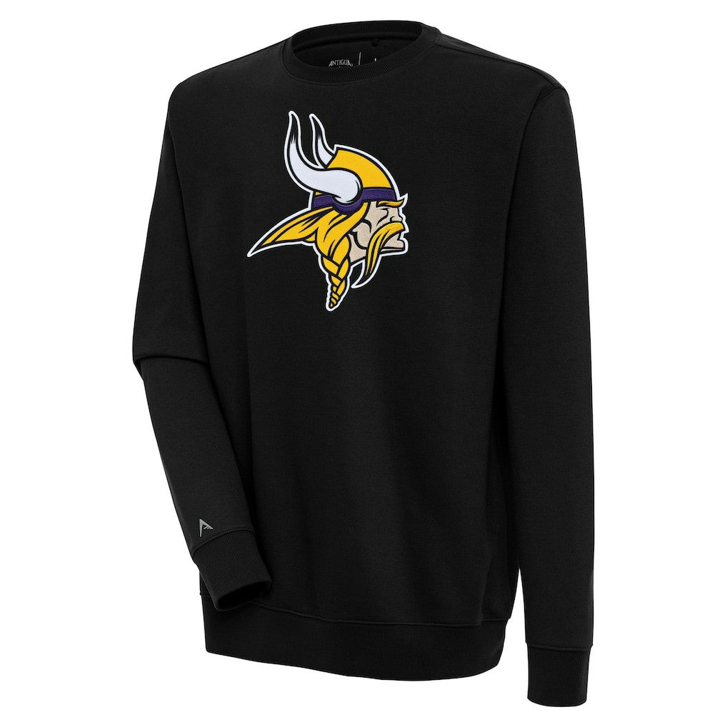 Minnesota Vikings Antigua Victory Pullover Sweatshirt - Black Pullover