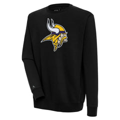 Minnesota Vikings Antigua Victory Pullover Sweatshirt - Black Pullover