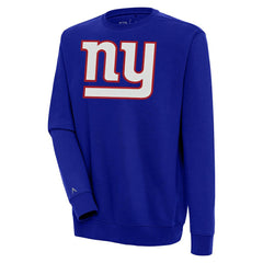 New York Giants Antigua Victory Pullover Sweatshirt - Royal Pullover