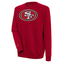 San Francisco 49ers Antigua Victory Pullover Sweatshirt - Scarlet Pullover