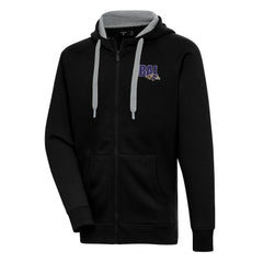 Baltimore Ravens Antigua Victory Full-Zip Hoodie - Black Hoodies