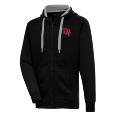 Tampa Bay Buccaneers Antigua Victory Full-Zip Hoodie - Black Hoodies