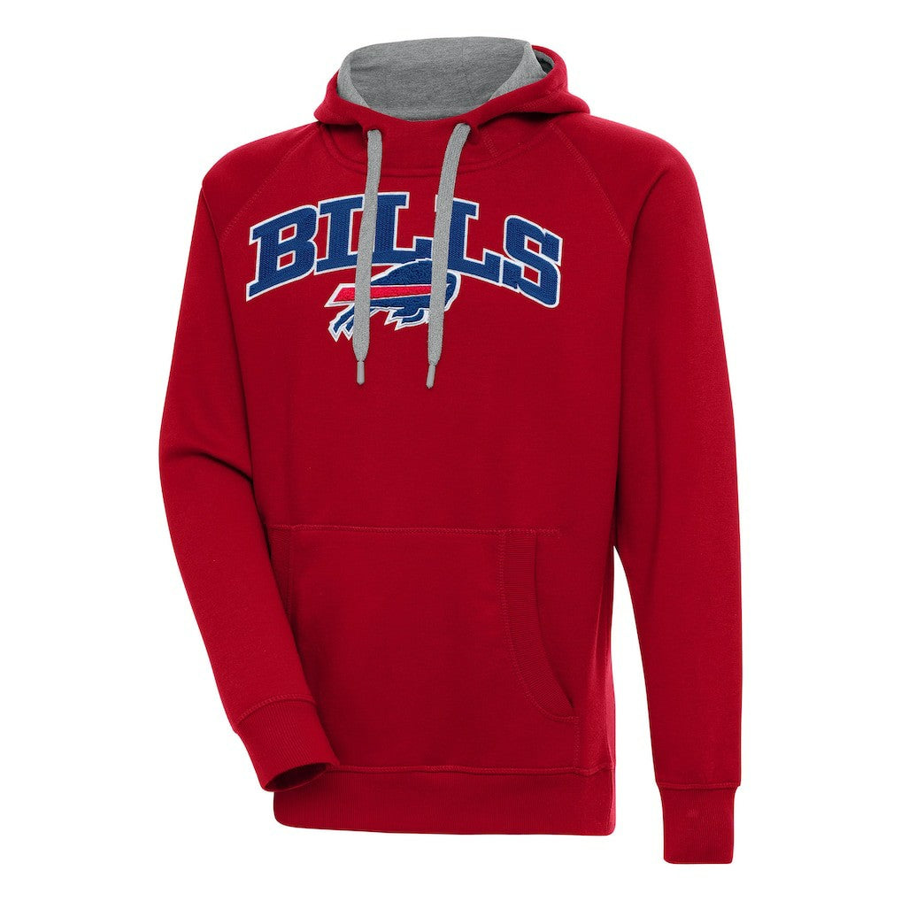 Buffalo Bills Antigua Victory Pullover Hoodie - Red Hoodies