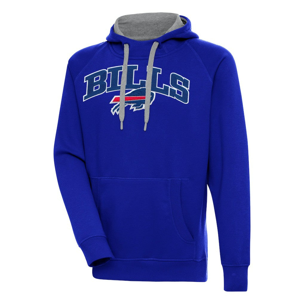 Buffalo Bills Antigua Victory Pullover Hoodie - Royal Hoodies