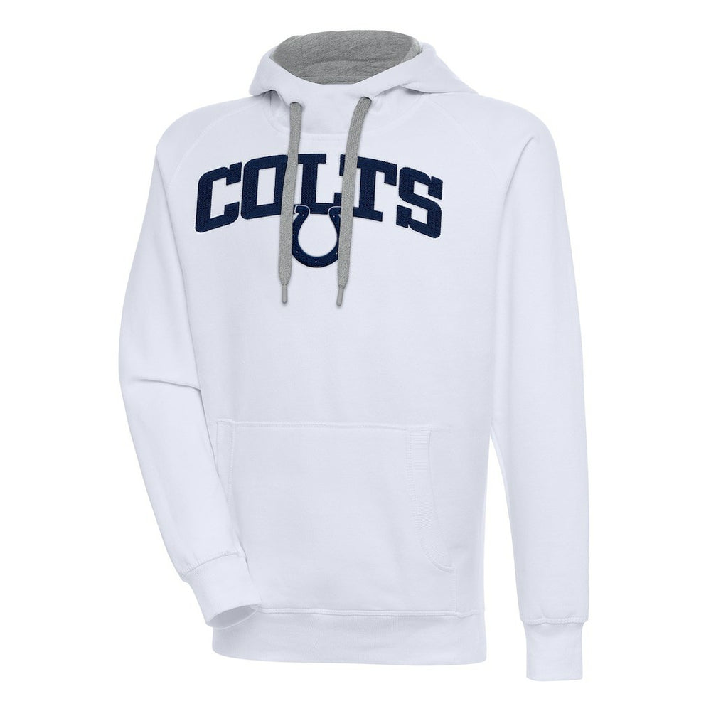Indianapolis Colts Antigua Victory Pullover Hoodie - White Hoodies