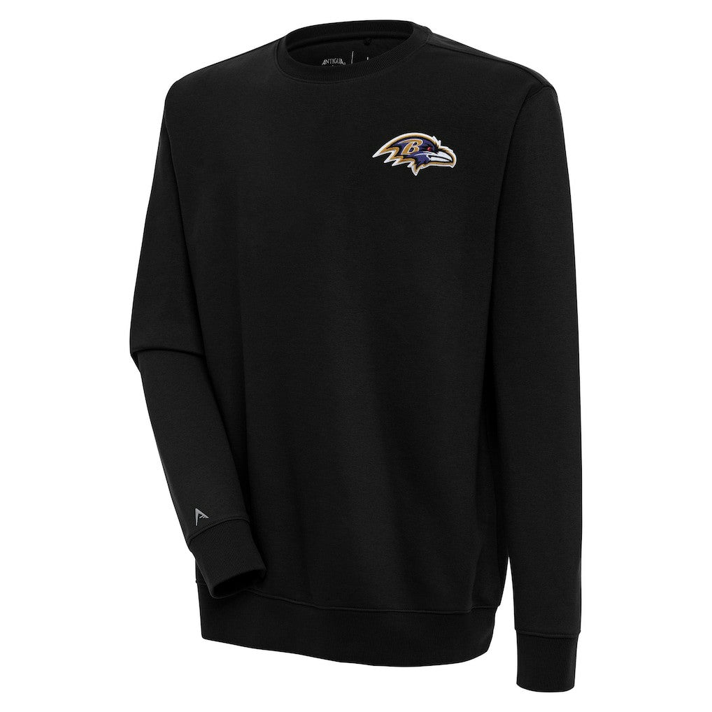 Baltimore Ravens Antigua Victory Pullover Sweatshirt - Black Pullover