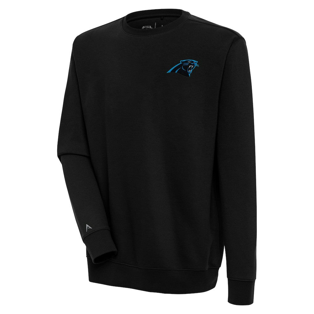 Carolina Panthers Antigua Victory Pullover Sweatshirt - Black Pullover