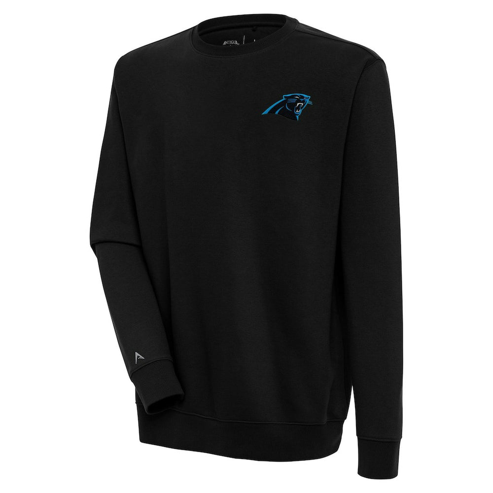 Carolina Panthers Antigua Victory Pullover Sweatshirt - Black Pullover