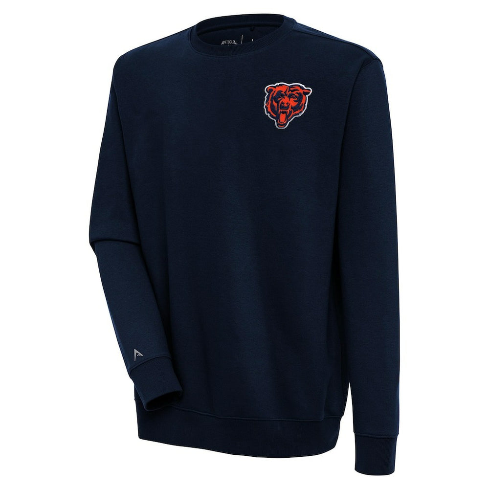 Chicago Bears Antigua Victory Pullover Sweatshirt - Navy Pullover
