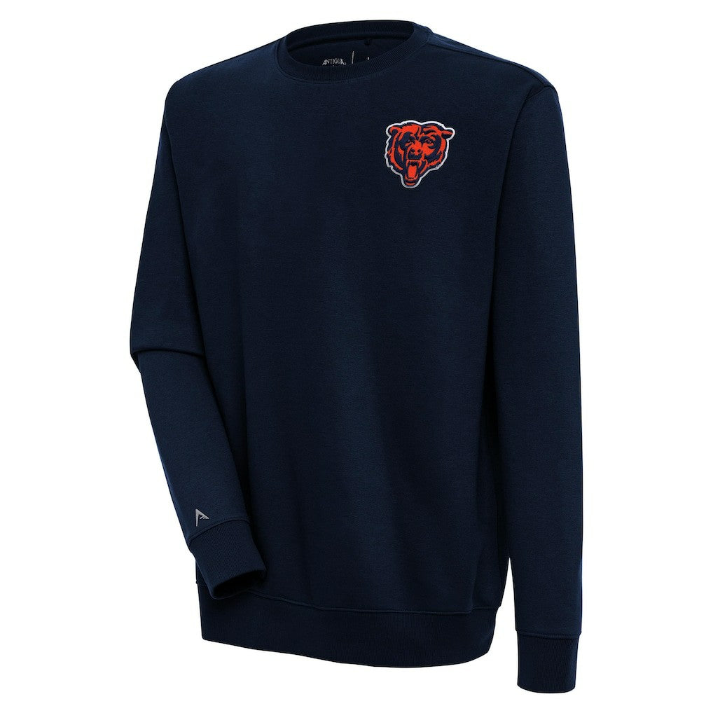 Chicago Bears Antigua Victory Pullover Sweatshirt - Navy Pullover