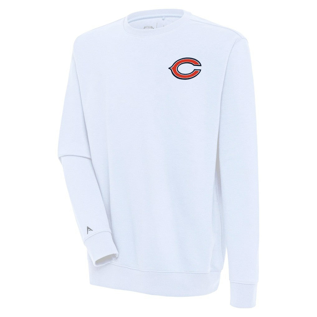 Chicago Bears Antigua Victory Pullover Sweatshirt - White Pullover