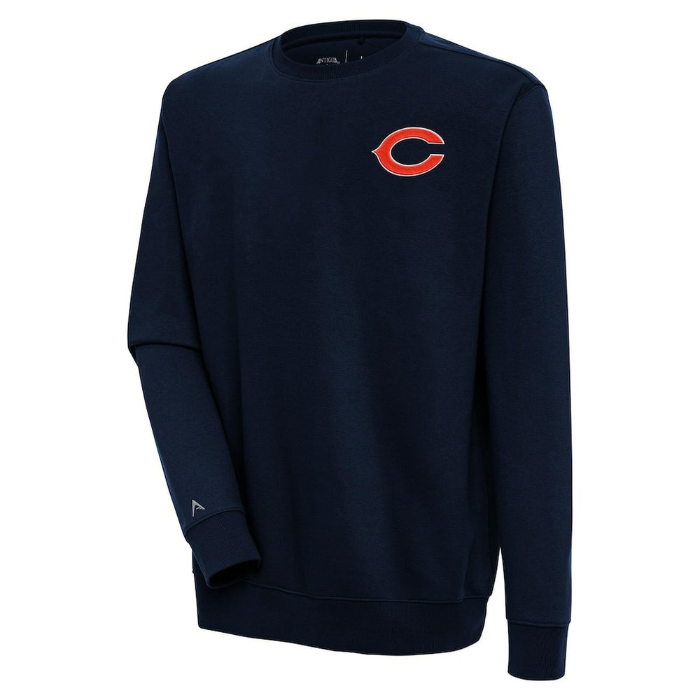 Chicago Bears Antigua Victory Pullover Sweatshirt - Navy Pullover