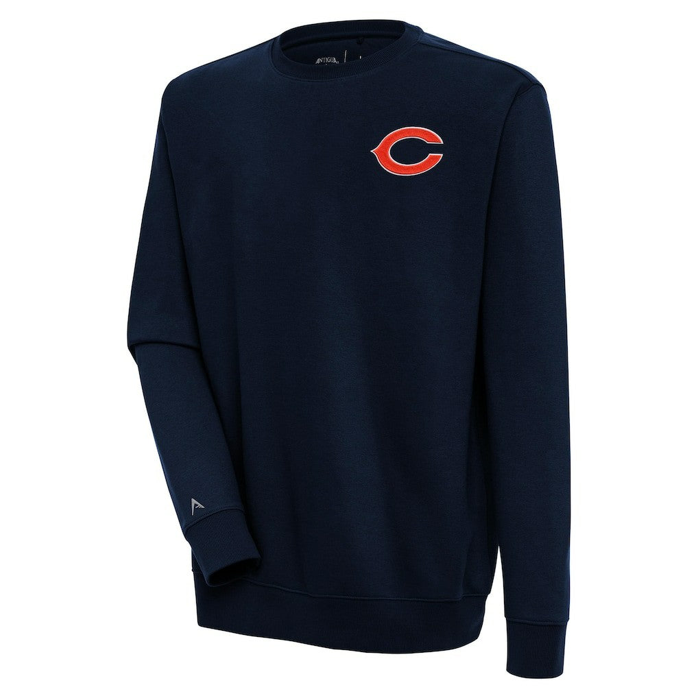 Chicago Bears Antigua Victory Pullover Sweatshirt - Navy Pullover