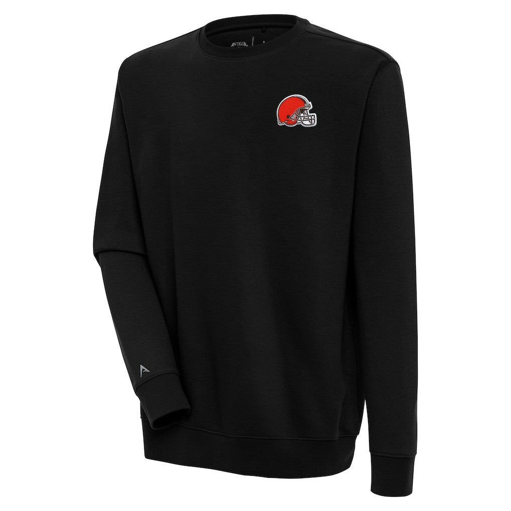 Cleveland Browns Antigua Victory Pullover Sweatshirt - Black Pullover