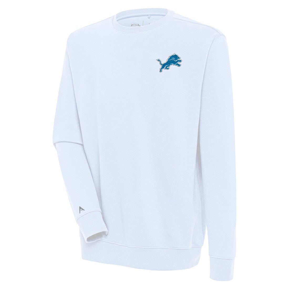 Detroit Lions Antigua Victory Pullover Sweatshirt - White Pullover