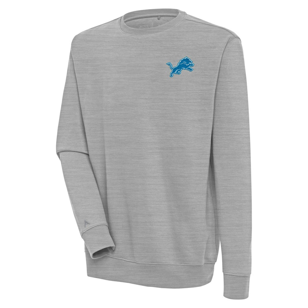 Detroit Lions Antigua Victory Pullover Sweatshirt - Heather Gray Pullover